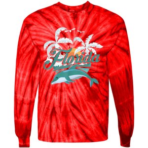 Floridian Home State Summer Florida Proud To Be Floridian Tie-Dye Long Sleeve Shirt