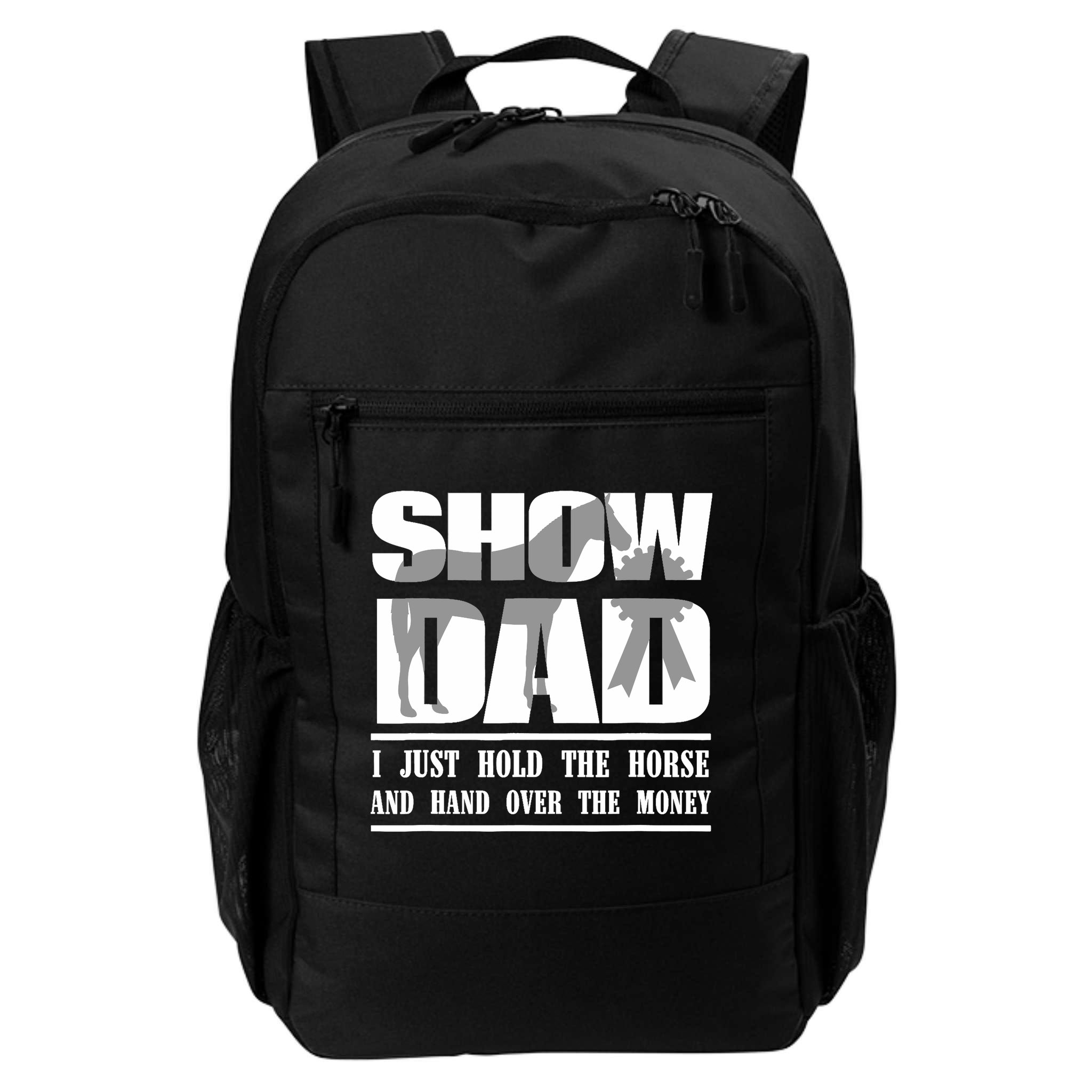 Funny Horse Show Dad Backpack
