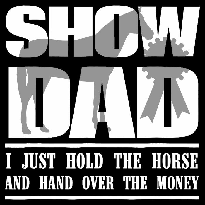 Funny Horse Show Dad Backpack