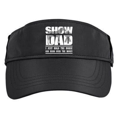 Funny Horse Show Dad Adult Drive Performance Visor