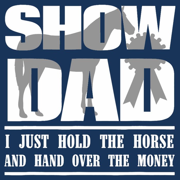 Funny Horse Show Dad Sustainable Bucket Hat
