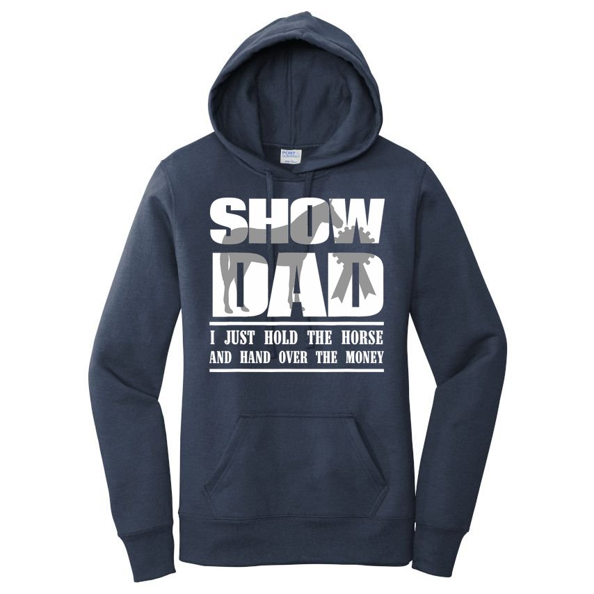 Funny Horse Show Dad Women's Pullover Hoodie