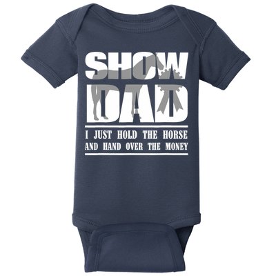 Funny Horse Show Dad Baby Bodysuit