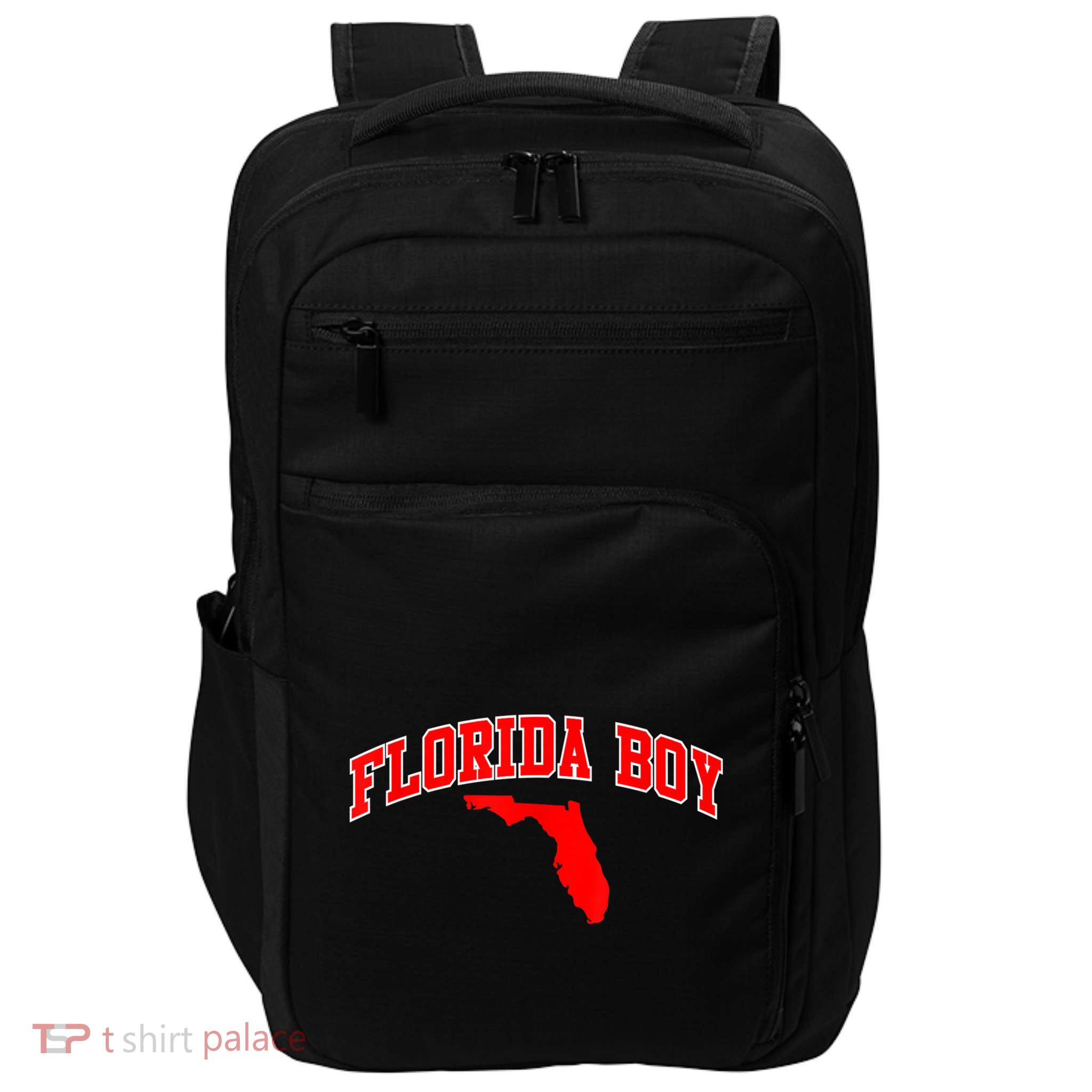 Floridian Home State Florida Boy Impact Tech Backpack