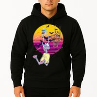 Funny Halloween Skeleton Basketball Player Dunking Skull Hoodie