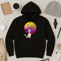 Funny Halloween Skeleton Basketball Player Dunking Skull Hoodie