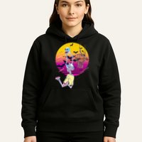 Funny Halloween Skeleton Basketball Player Dunking Skull Hoodie