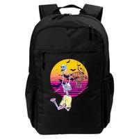 Funny Halloween Skeleton Basketball Player Dunking Skull Backpack