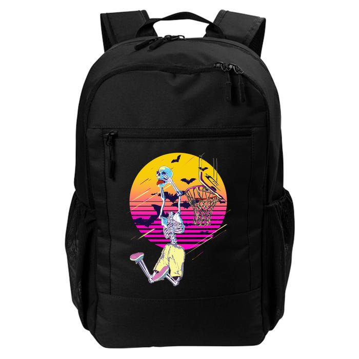 Funny Halloween Skeleton Basketball Player Dunking Skull Backpack
