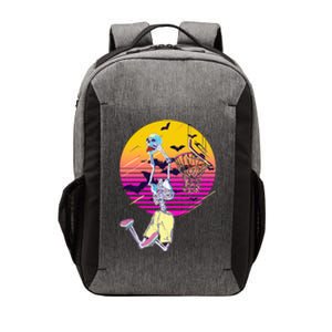 Funny Halloween Skeleton Basketball Player Dunking Skull Vector Backpack