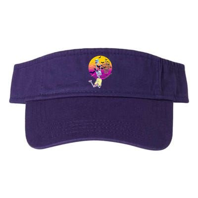 Funny Halloween Skeleton Basketball Player Dunking Skull Visor