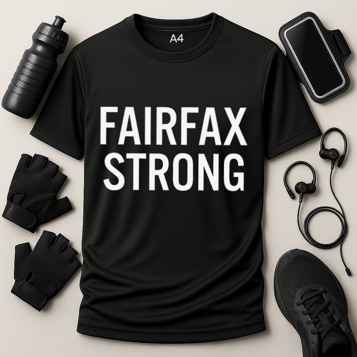 Fairfax High School Strong Cooling Performance Crew T-Shirt