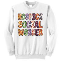 Funny Hospice Social Worker Halloween Costumes For Woman Sweatshirt