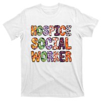 Funny Hospice Social Worker Halloween Costumes For Woman T-Shirt