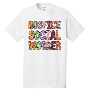 Funny Hospice Social Worker Halloween Costumes For Woman Tall T-Shirt