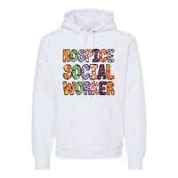 Funny Hospice Social Worker Halloween Costumes For Woman Premium Hoodie