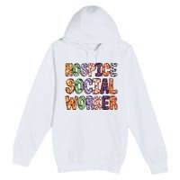 Funny Hospice Social Worker Halloween Costumes For Woman Premium Pullover Hoodie