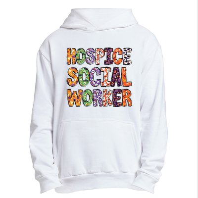 Funny Hospice Social Worker Halloween Costumes For Woman Urban Pullover Hoodie