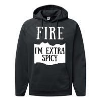 Fire Hot Sauce Packet Group Costume Performance Fleece Hoodie