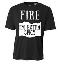 Fire Hot Sauce Packet Group Costume Cooling Performance Crew T-Shirt