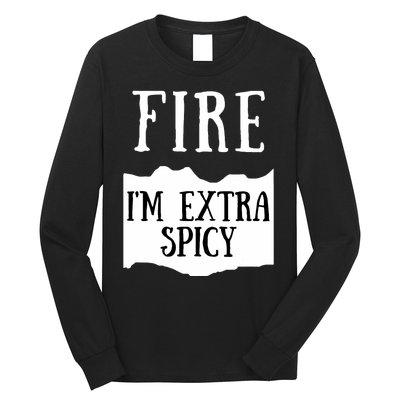 Fire Hot Sauce Packet Group Costume Long Sleeve Shirt