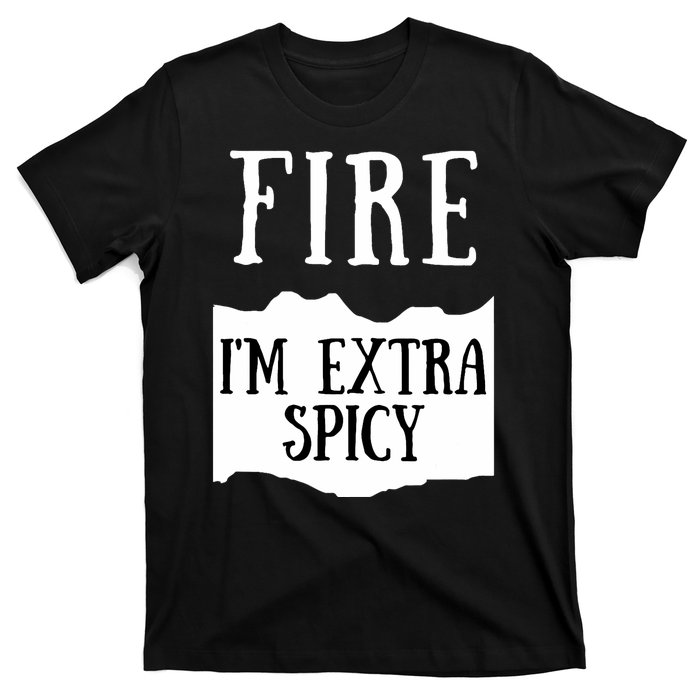 Fire Hot Sauce Packet Group Costume T-Shirt