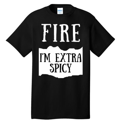 Fire Hot Sauce Packet Group Costume Tall T-Shirt