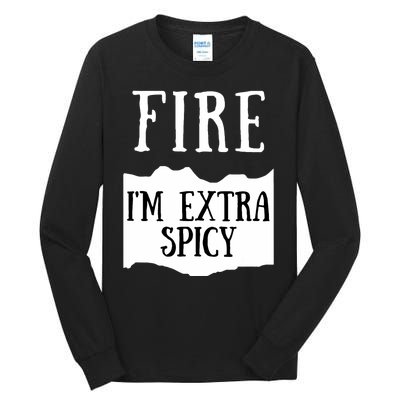 Fire Hot Sauce Packet Group Costume Tall Long Sleeve T-Shirt