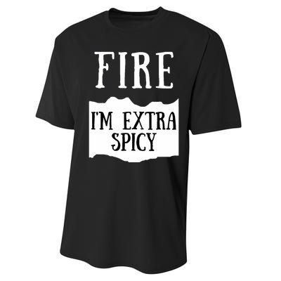 Fire Hot Sauce Packet Group Costume Performance Sprint T-Shirt