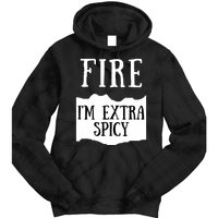 Fire Hot Sauce Packet Group Costume Tie Dye Hoodie