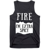 Fire Hot Sauce Packet Group Costume Tank Top