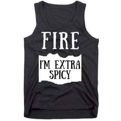 Fire Hot Sauce Packet Group Costume Tank Top