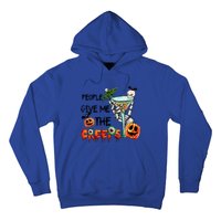 Funny Halloween Skeleton Hand Fall People Give Me The Creeps Halloween Gift Hoodie