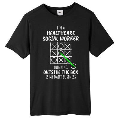 Funny Healthcare Social Worker Gift Tall Fusion ChromaSoft Performance T-Shirt