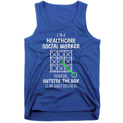 Funny Healthcare Social Worker Gift Tank Top