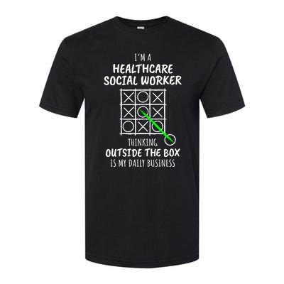 Funny Healthcare Social Worker Gift Softstyle CVC T-Shirt