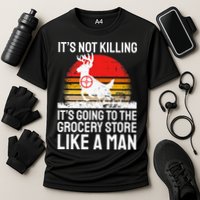 Funny Hunting Saying Deer Hunter I Grocery Store Cooling Performance Crew T-Shirt