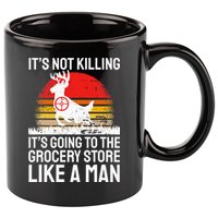 Funny Hunting Saying Deer Hunter I Grocery Store 11oz C Handle Ceramic Mug