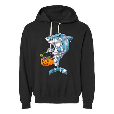 Funny Halloween Shark Costume for the Whole Family Garment-Dyed Fleece Hoodie