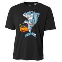 Funny Halloween Shark Costume for the Whole Family Cooling Performance Crew T-Shirt