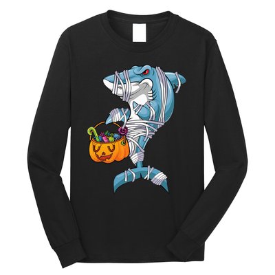 Funny Halloween Shark Costume for the Whole Family Long Sleeve Shirt