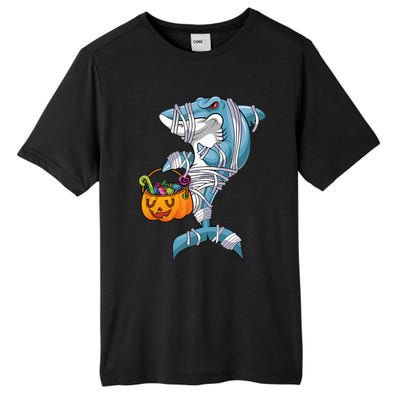 Funny Halloween Shark Costume for the Whole Family Tall Fusion ChromaSoft Performance T-Shirt