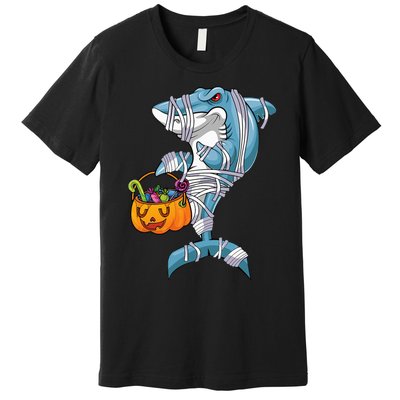 Funny Halloween Shark Costume for the Whole Family Premium T-Shirt