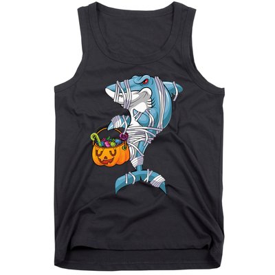 Funny Halloween Shark Costume for the Whole Family Tank Top