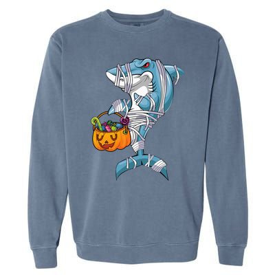 Funny Halloween Shark Costume for the Whole Family Garment-Dyed Sweatshirt