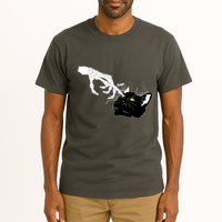 Funny Halloween Skeleton Boop Kitten Cat Nose Tall T-Shirt
