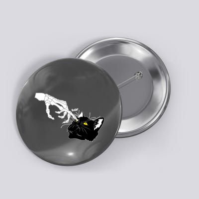 Funny Halloween Skeleton Boop Kitten Cat Nose Button