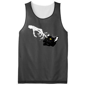 Funny Halloween Skeleton Boop Kitten Cat Nose Mesh Reversible Basketball Jersey Tank