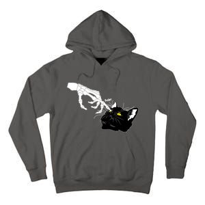 Funny Halloween Skeleton Boop Kitten Cat Nose Tall Hoodie