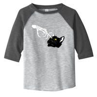 Funny Halloween Skeleton Boop Kitten Cat Nose Toddler Fine Jersey T-Shirt